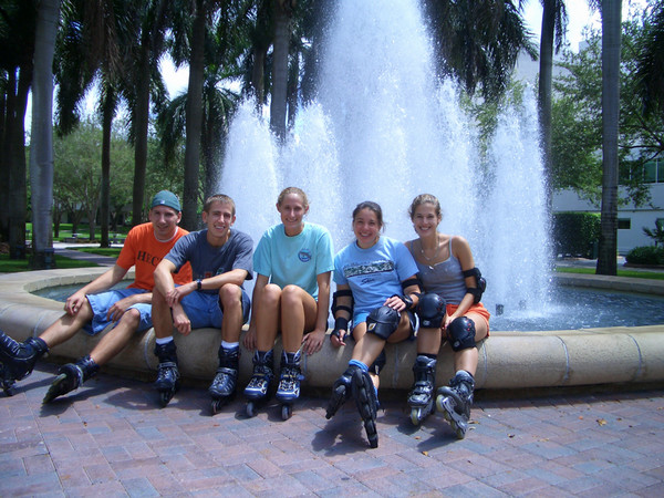 Nicole O'Brien, B.S. ’06  with her classmates